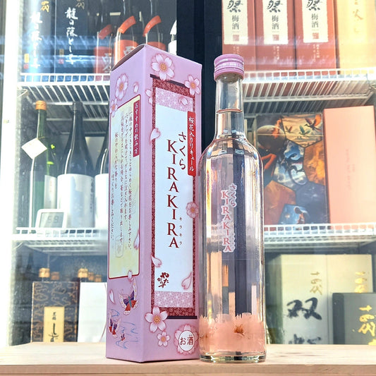 Kirakira さくら 櫻花利口酒 500ml - 灣聚清酒 | GreaterBaySake - Sake - KiraKira